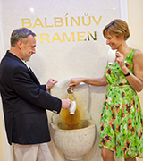 Balbin-Quelle im Hotel Vltava